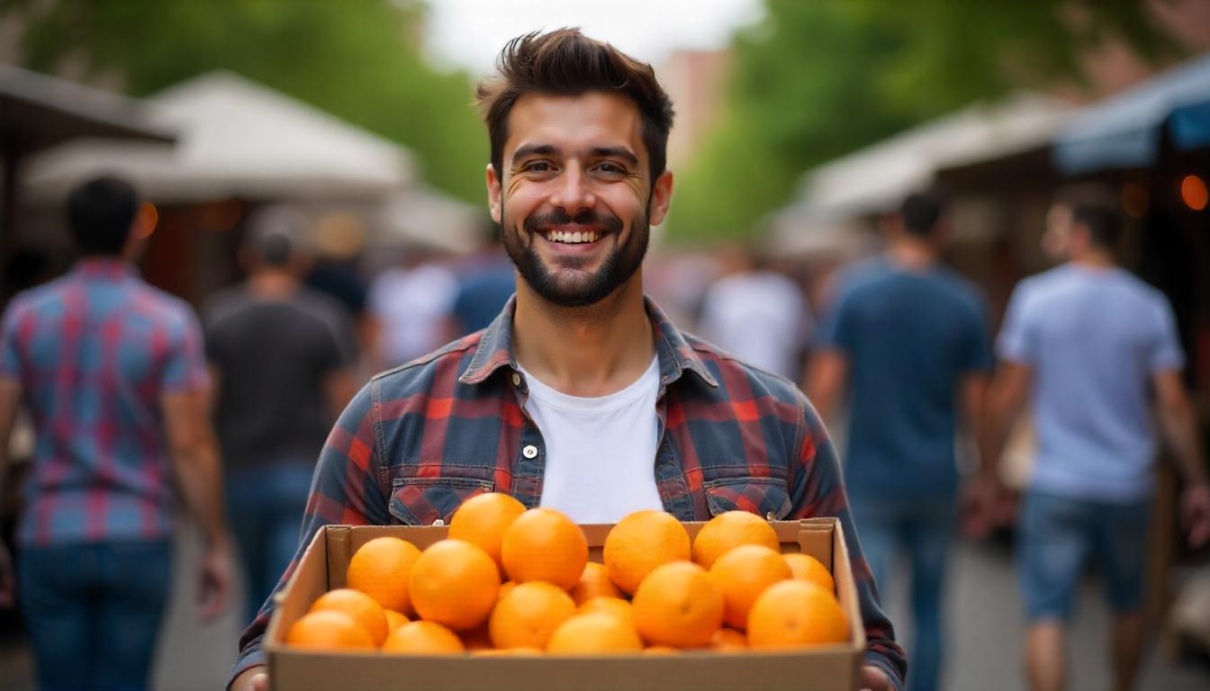 Entrega de frutas frescas de La Cantera de la Fruta para negocios